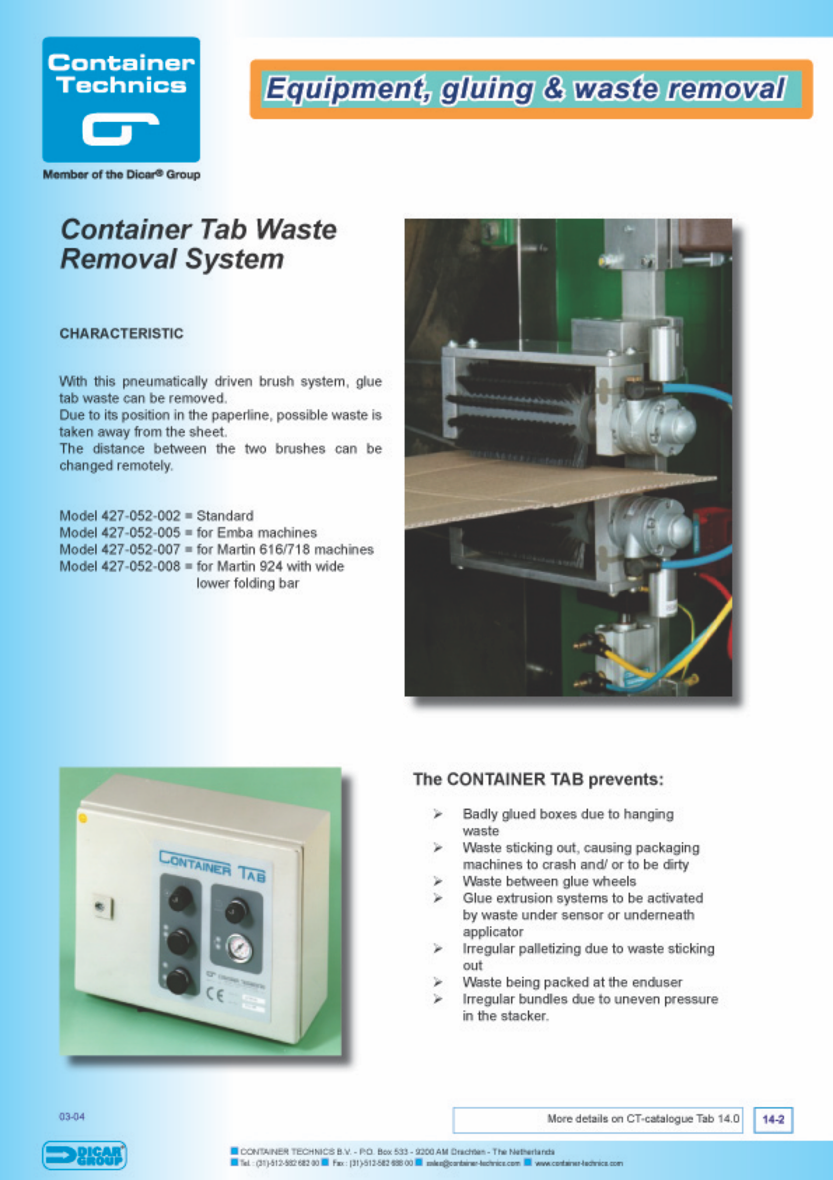 ContainerTab 2022 Dicar